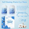 FRSHMORN 16 Packs Steam Eye Mask, Heated Eye Mask for Sleeping, Warm Compress for Eyes, Self Heating Disposal Eye Mask Comfortable Sleep Mask for Home, Office, Spa, Travel Essentials (Unscented)