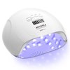 NAILGIRLS UV LED Nail Lamp, 150W Fast Curing UV Light for Gel Nail, Professional UV Nail Lamp 4 Timer Setting with Automatic Sensor, Nail Dryer with 36pcs Lamp Beads for Home, Salon, White