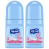 Suave Roll-On Deodorant for Women, Powder Fresh Scent, 2-Pack – Antiperspirant Deodorant with 24H Sweat & Odor Protection, 2.7 Oz Ea
