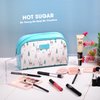 Hot Sugar Travel Makeup Kit All in One, Makeup Kit for Women Full Kit, Makeup Gift Set for Beginners and Professionals with Cosmetic Bag (Blue)