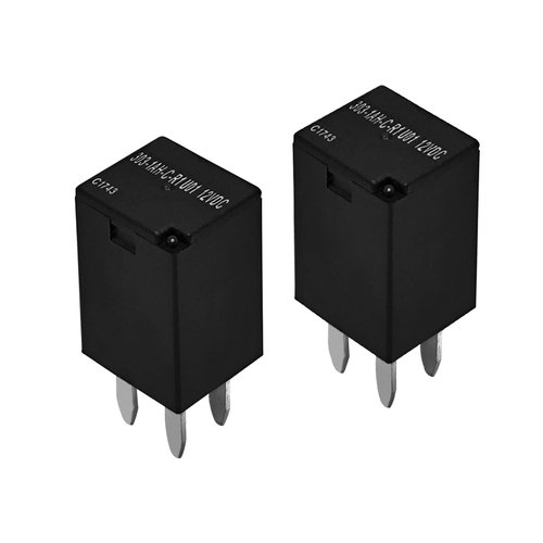 Relay 303-1AH-C-R1-U01 12VDC - 2 Pcs (Pack of 1), Micro Automotive Relay for Polaris RZR Slingshot Cooling Fan - SPNO 20A 12VDC Relay