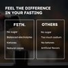 FSTN Fasting Electrolytes Supplement - Enhanced with Ketones - No Sugar Chocolate Salt - Hydration Drink Mix