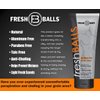 Fresh BALLS Deodorant Cream to Powder (6 Pack) | Men's Anti-Chafing Lotion and Balls Deodorant, Hygiene for Groin Area, 3.4 fl oz