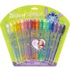 Disney Stitch 16 Piece Glitter Pen Body Art Set, Glittery and Bright Colors, Ages 3+ by Townley Girl