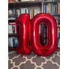 17 Balloon Numbers Red 40 In, 17th Birthday Decorations for Boys Girls, 71st Happy Birthday Party Decorations Big Foil Mylar Balloons, Super Mario Birthday Party Supplies