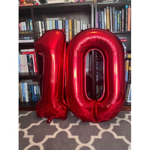 17 Balloon Numbers Red 40 In, 17th Birthday Decorations for Boys Girls, 71st Happy Birthday Party Decorations Big Foil Mylar Balloons, Super Mario Birthday Party Supplies