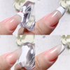 Dornail Clear Silicone Nail Stamper French Tip Nail Art Stamper Jelly Stamper for Nails French Nail Stamper Kit Manicure Nail Art Tools