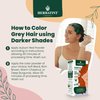 Herbatint Henna Color Organic Hair Dye & Care - Plant-Based Henna Powder & Herbal Formula - Vegan - Warm Chestnut - 3.5oz