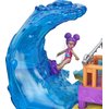 Polly Pocket Pollyville Playset, Sunshine Beach with Micro Doll, Seal Figure, Flamingo Toy Boat & Accessories