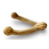 Pet Qwerks Wishbone BarkBone - Nylon Chew Toy for Aggressive Chewers - Peanut Butter Flavor - 8.25"