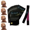 H&W HD Wig Caps Skinlike Real Ultra Thin Stretchy Stocking Sheer Invisible and Breathable Sheer Caps for Women Lace Front Wig (Light Brown, 24 Pieces + 01 Wig Band)