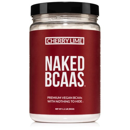 Cherry Lime Naked BCAAs Amino Acids Powder, 100% Pure 2:1:1 Formula, Vegan Branched Chain Amino Acids, Instantized All Natural BCAA Powder Supplement - 501 Grams, 34 Servings