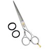 Set of 9 - Professional Salon Barber Scissors and Thinning Shears for Hair Cutting and Styling Sizes 6" to 7.5" - German Stainless Steel
