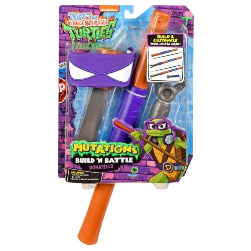 Tales of Teenage Mutant Ninja Turtles: Mutations Build N Battle Donatello Bo Staff Basic Role Play Set by Playmates Toys