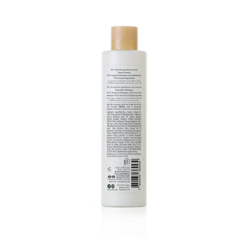 THE RERUM NATURA Organic Certified Hair Conditioner with Zesty Lemongrass - Vegan Friendly and Dermatologically Tested - Made in Italy with 100% Recycled Bottle (3.38 Fl oz)