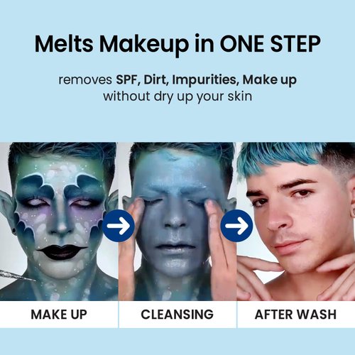 coxir ULTRA HYALURONIC CLEANSING OIL l Gentle Korean Facial Cleanser, Blackhead, Makeup Removal with Hyaluronic Acid, Plant-based oils, No Mineral Oil [5.07 Fl.oz(pack of 1)]