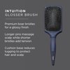 Fromm Professional Intuition Glosser Smooth & Glossy Boar Bristle Paddle Brush in Blue, Detangles, Smoothes, and Massages Scalp to Distribute Oils for Shiny Healthy Hair