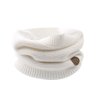 XIAOHAWANG Baby Winter Scarf Kids Thick Knit Scarves Toddler Neckerchiefs lovely (white)