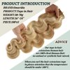 Body Wave Blonde Tape in Hair Extensions Balayage Human Hair Extensions 50grams/20pcs Strawberry Blonde to Bleach Blonde Body Wave 100% Remy Hair pieces Tape on Extensions(H#27/613)…