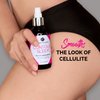 Contour Sleek Cellulite Smoothing Oil - Intensive Anti Cellulite Skin Tightening & Firming Body Oil with Gotu Kola - Natural Detox Oil for Cupping Massage or Lymphatic Drainage Treatment