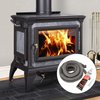 Stanbroil Wood Stove Gasket, 1/2" x 84" Graphite Impregnated Fiberglass Rope Seal and High-Temperature Cement Gasket Kit Replacement for Wood Stoves Door