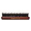 GranNaturals Boar & Nylon Bristle Teasing Brush - Palm Size Teasing Comb for Hair Sectioning for Edge Control, Backcombing, Smoothing, and Styling Thin & Fine Hair to Create Volume