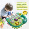 AMINFUN Baby Piano Toy, Dinosaur Piano Keyboard Light Up Sound Musical Toy, Learning Educational Interactive Infant Toddler Kids Toys Gift for Girl Boy