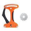 Enajucy Bike Spoke Tension Meter Spoke Wrench, Aluminum Alloy Bicycle Wheel Tool，Adjustment Wheel Repair Road Bike Indicator Meter Tensiometer Tools (Orange)