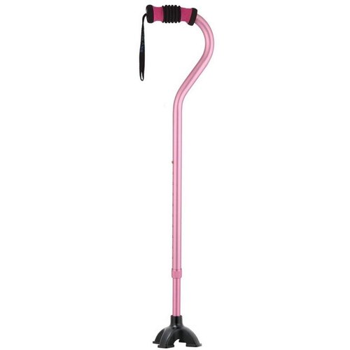 Offset Quad Cane Color: Pink