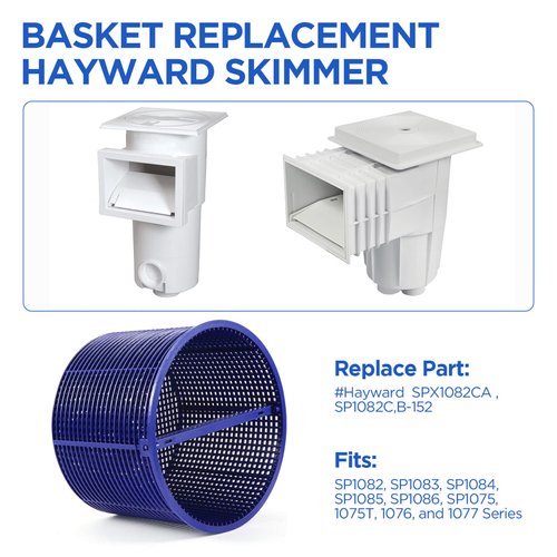 Tooetoy Pool Skimmer Basket Compatible with Hayward Automatic Skimmers SPX1082CA & Aladdin B-152, Fit Models SP1082 SP1083 SP1084 1085 1086 SP1075 1075T