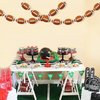 FAKTEEN 2 Pcs Football Party Decorations Banner Football Hanging Garland Football Paper Cutouts for Birthday Party Supplies Assembled for Home Classroom Decor Sports Themed Party Favors