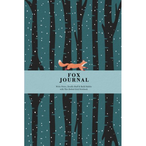 Fox Journal: Write Notes, Doodle Stuff & Build Habits with This Dotted Grid Notebook | Fox in Dark Woods