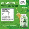 Sea Moss Gummies Vegan - Superfood Wildcrafted Seamoss Gummy Vitamins for Keto-Detox, Immune, & Thyroid Support - Irish Moss, Bladderwrack, & Burdock Root - 90 Pcs