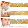 30 Pairs Lip Masks & Eye Masks,Gold Under Eye Patches for Puffy Eyes,Peach Red Lip Masks Skincare,Effectively Moisturizing the Lip & Eye Skin,Anti-Aging,Reducing Fine Lines,Nourishing for Face Care