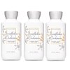 Lot of 3 Bath & Body Works Snowflakes & Cashmere Shea & Vitamin E Body Lotion 8 fl oz each