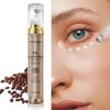 5% Caffeine Eye Serum with 360°Massage Ball for Puffiness, Fine Lines & Wrinkles - Anti-Aging, Hydrating Formula with Hyaluronic Acid, Niacinamide