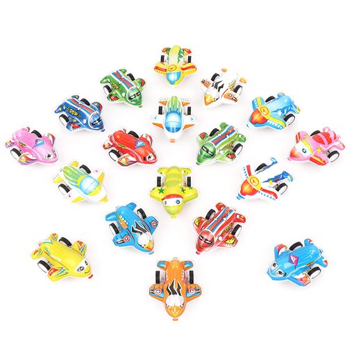 Adecortalk 36 Pcs Mini Pull Back Planes for Kids Boys 4-8 Airplane Party Favors Bulk Toys SetsTreasure Box Toys for Classroom Prizes, Party Favors, Pinata Fillers,Carnival Prizes