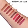 BINGBRUSH Matte Longwear No-Budge Lipstick Makeup,Highly Pigmented Color, Cheeky, Soft Matte Lip Cream Lightweight Lipgloss stick (01#&02#&04#, 3pcs)