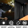 Tallew 5 Pcs Car Window Shades Covers Black Divider Car Curtain Magnetic Privacy Side Sunshade Car Accessories for Men Blackout Shades Window Cover for Toddler Kids Baby Adult Auto Camping Sleeping