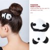 FOMIYES Plush Panda Hair Clip Hairpin Barrette Cute Fluffy Hair Accessory Women Girls Kids Adorable Animal Hair Decoration