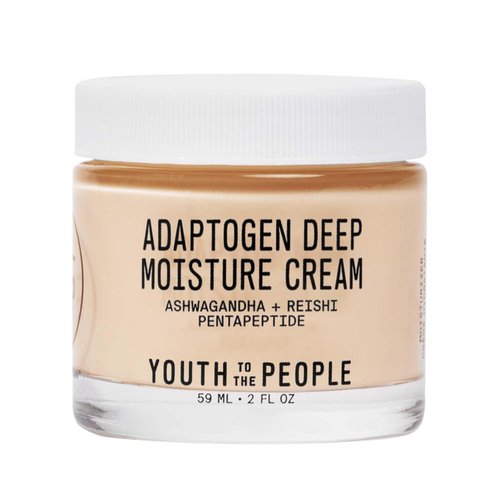Youth To The People Adaptogen Moisturizer for Sensitive Skin - Anti Aging Face Cream + Hydrating Moisturizer with Ashwagandha & Reishi Mushroom for Visibly Calmer Skin (2oz)