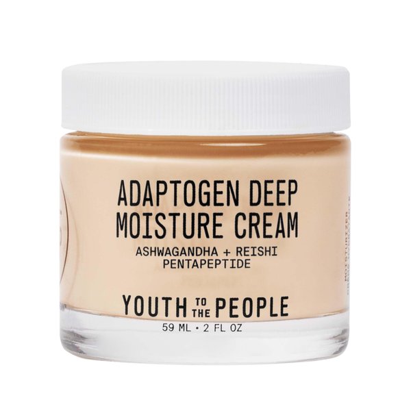 Youth To The People Adaptogen Moisturizer for Sensitive Skin - Anti Aging Face Cream + Hydrating Moisturizer with Ashwagandha & Reishi Mushroom for Visibly Calmer Skin (2oz)