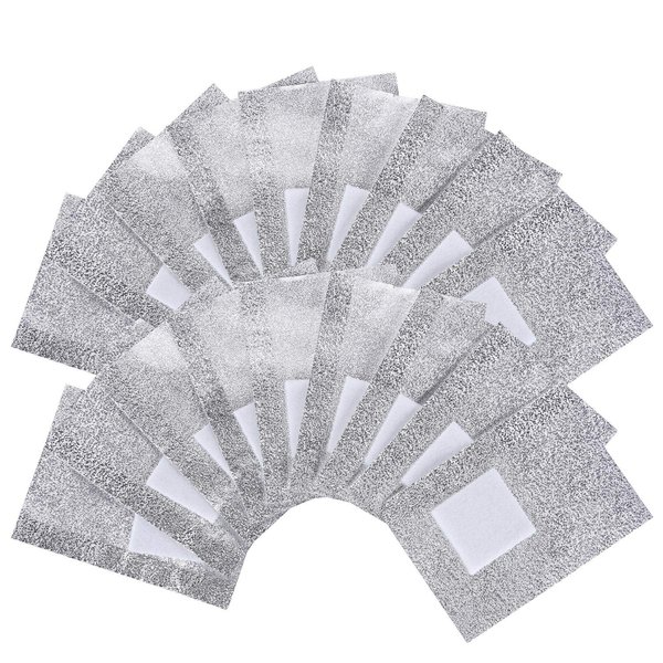 BTYMS 400 Pcs Gel Nail Polish Remover Wraps Nail Foil Wraps Soak Off Cotton Pads Lint Free Finger Nail Wipes