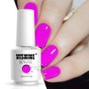 Vishine Nail Gel Polish, 15ml Soak Off Nail Gel Polish Nail Art Manicure Salon DIY Long-lasting, UV LED Lamp Required - Magenta Purple 0.5 OZ