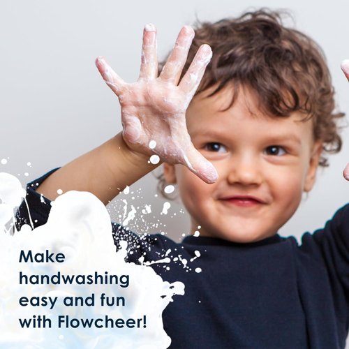 flowcheer Foaming Hand Soap Tablet Refills-5 Sample Pack Hand Wash Tablets, Zero Waste Eco Friendly Cleaning Supplies-Fills 5 X 8 fl oz Refillable Foam Dispenser(40 Fl oz total)