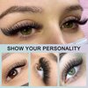 320Fans 16 Lines Short Stem 10D Russian Pre Made Volume Fans 0.07MM Premade Fans Eyelash Extensions C/D Promade Lash Extensions (320Fans-10D-0.07-C-10mm)