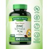 Zinc 50mg with Vitamin C | 200 Liquid Softgels | Non-GMO & Gluten Free Supplement | by Nature's Truth