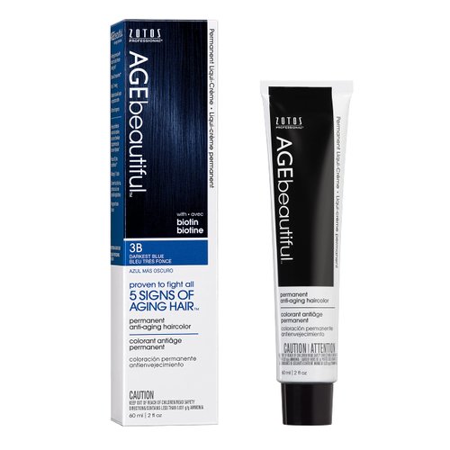 AGE beautiful Permanent Hair Color Dye Liqui Creme | 100% Gray Coverage | Anti-Aging Haircolor | ...