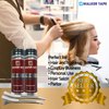 2pcs Extreme Hold Wig Glue 1.4oz w/ 2pcs White Hair Clip Bundle Pack | Waterproof Invisible Long-Lasting | Front Weave Toupees Wigs Extensions Active Lace Glue | Super Bold Hold