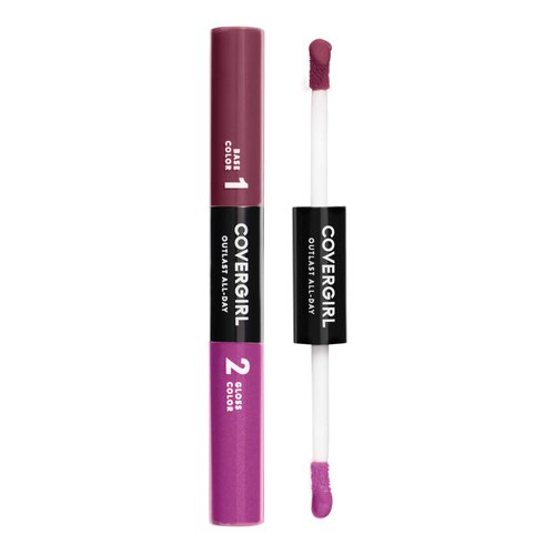 Covergirl Outlast All-day Color & Lip Gloss Vivid Violet , 0.2 Ounce